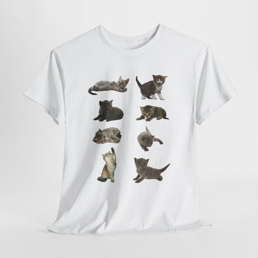 Cute Cat Lover T-Shirt, Perfect Gift for Cat Enthusiasts, Fun Animal Tee for Birthdays, Casual Wear, Pet Lovers