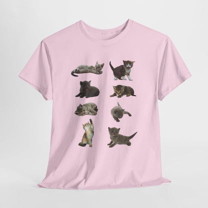 Cute Cat Lover T-Shirt, Perfect Gift for Cat Enthusiasts, Fun Animal Tee for Birthdays, Casual Wear, Pet Lovers