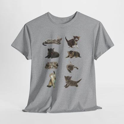Cute Cat Lover T-Shirt, Perfect Gift for Cat Enthusiasts, Fun Animal Tee for Birthdays, Casual Wear, Pet Lovers