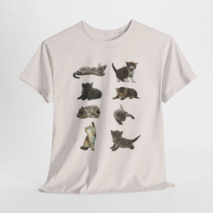 Cute Cat Lover T-Shirt, Perfect Gift for Cat Enthusiasts, Fun Animal Tee for Birthdays, Casual Wear, Pet Lovers
